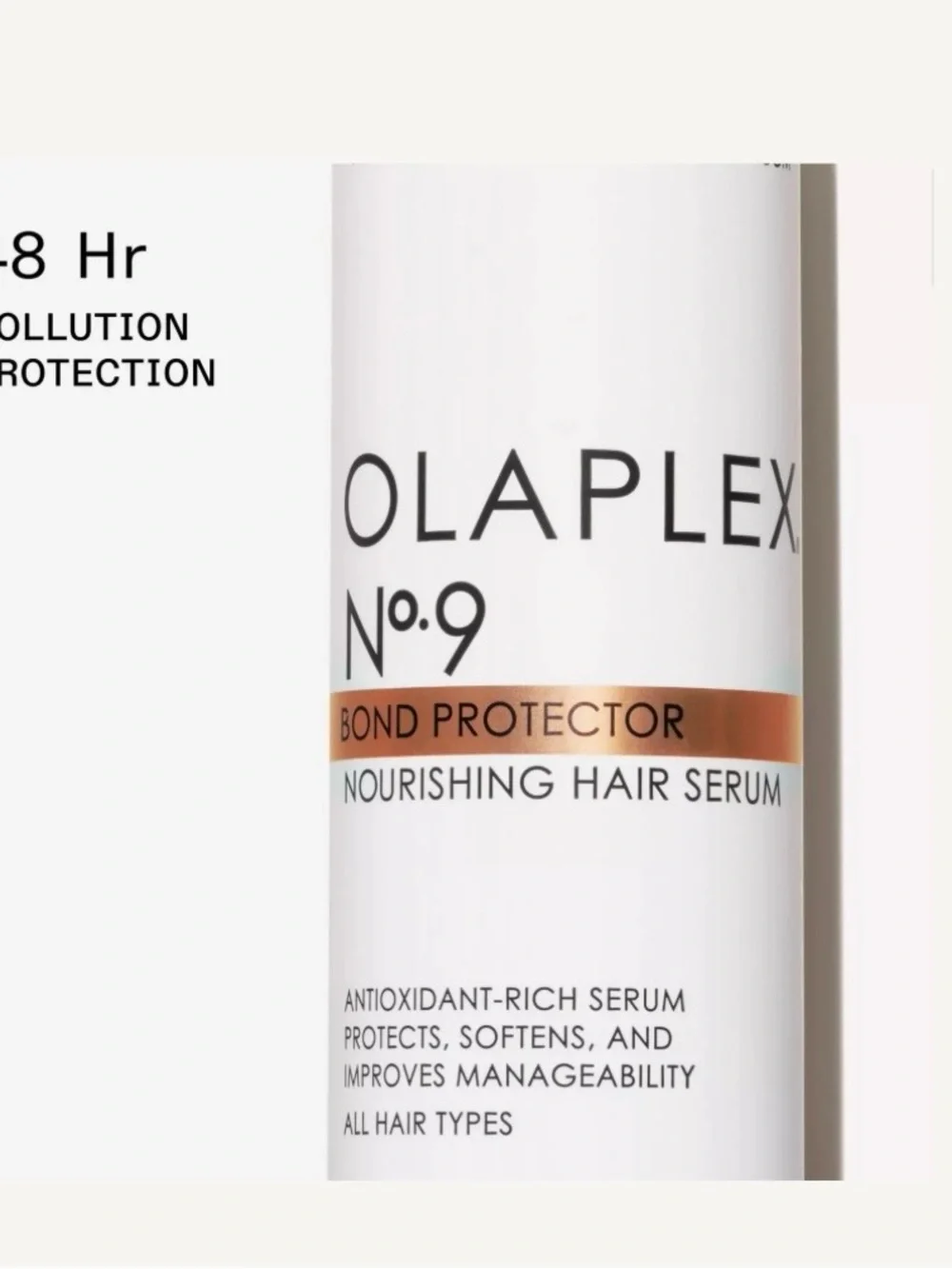 OLAPLEX No.9 Bond Protector Nourishing Serum - White, Cream, Coral Accent